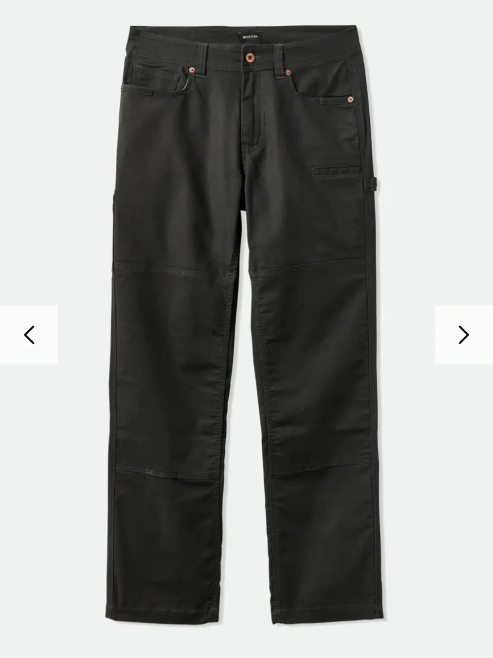 Brixton Black Builder’s Carpenter Stretch Pant in Original Packaging